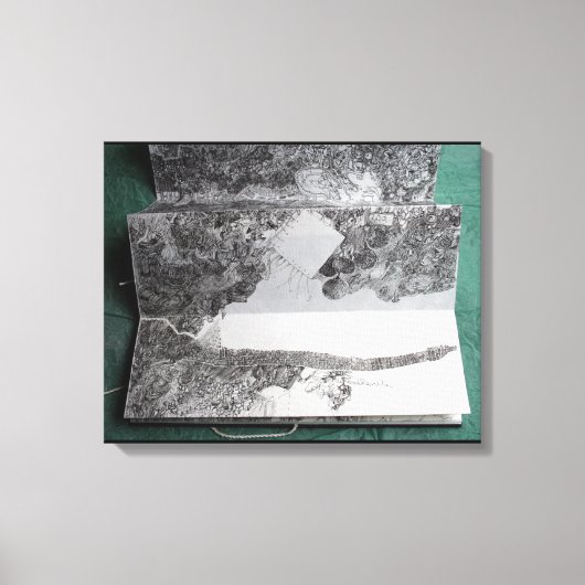 Carte Blanche pour 1 Stylo en bout de Course C Leinwanddruck (Vorderseite)