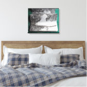 Carte Blanche pour 1 Stylo en bout de Course C Leinwanddruck (Insitu (Schlafzimmer))