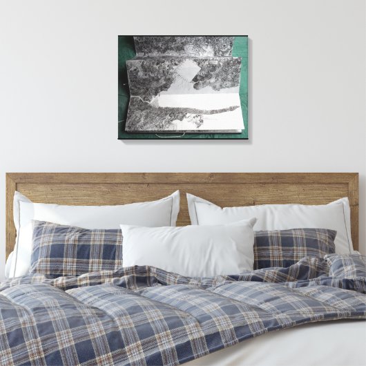 Carte Blanche pour 1 Stylo en bout de Course C Leinwanddruck (Insitu (Schlafzimmer))