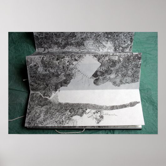 Carte Blanche pour un Stylo en bout de Course P Poster (Vorne)