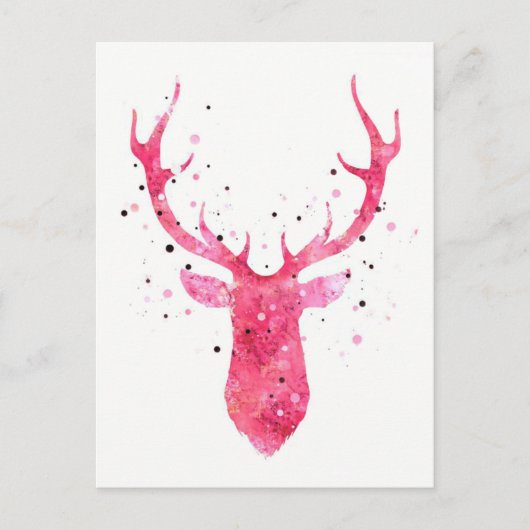 Carte Cerf Postkarte (Vorderseite)