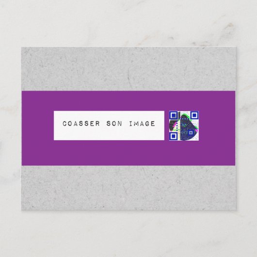 Carte "Coasser son image" Postkarte (Vorderseite)