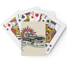 Carte da poker Impala del 67 nera