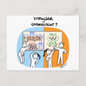 Carte de coach "Comment impulser le change" Postkarte (Vorderseite)