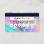 Carte de crédit Holos Nail Tech Visitenkarte (Rückseite)