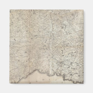 Carte de la France SE Magnet