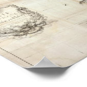 Carte de la France SO Poster (Ecke)