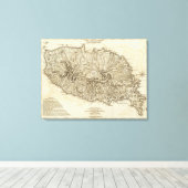 Carte de l'Isle de la Grenade Leinwanddruck (Insitu (Holzboden))