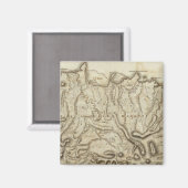 Carte de l'Isle de la Grenade Magnet (Vorderseite/Rückseite)