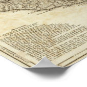 Carte de l'Isle de la Grenade Poster (Ecke)