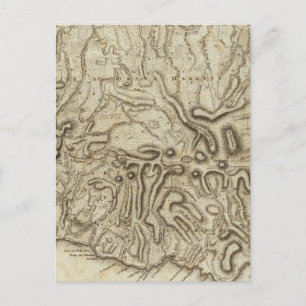 Carte de l'Isle de la Grenade Postkarte