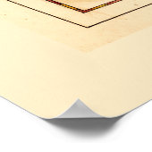 Carte de l'isle de la Guadeloupe (1742) Poster (Ecke)