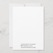 Carte de Noël au style zeitgenössisch de Bebejabet (Rückseite)