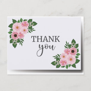 Carte de remerciement postkarte