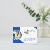 Carte de visite visitenkarte (Stehend Vorderseite)