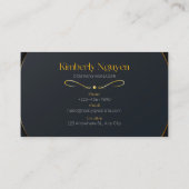 Carte de visite visitenkarte (Rückseite)