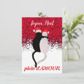 Carte de voeux AMOUR pour Noël (Stehend Vorderseite)