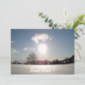 Carte de voeux feiertagskarte (Stehend Vorderseite)