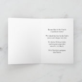 Carte de voeux Greyhounden fête Feiertagskarte (Innenseite)