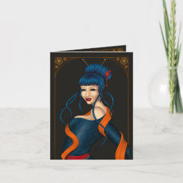 Carte de vœux pliées karte