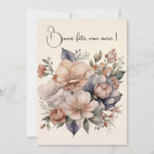 Carte de voeux simple Boho mon jardin fleuri Karte (Vorderseite)