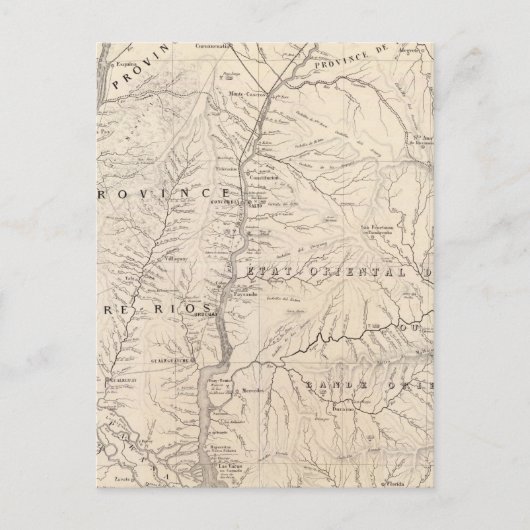 Carte, Entre Rios, Santa Fe, Soundtrack Postkarte (Vorderseite)