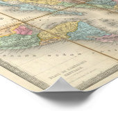 Carte Generale Des Etats Poster (Ecke)