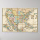 Carte Generale Des Etats Poster (Vorne)