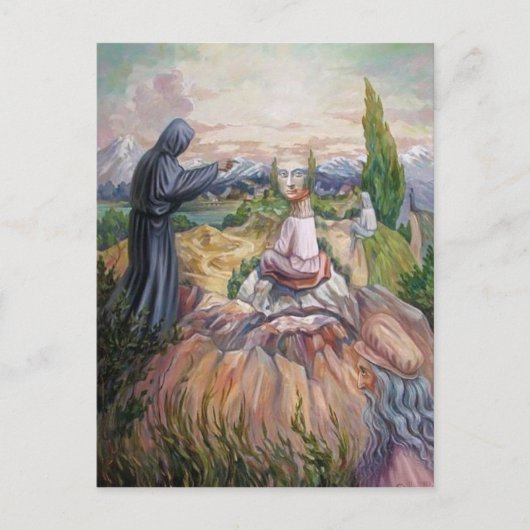 Carte illusion de Vinci Postkarte (Vorderseite)