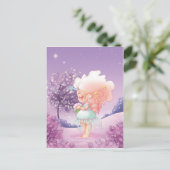 Carte Licorne Postkarte (Stehend Vorderseite)