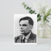 Carte postale Alan Turing Postkarte (Stehend Vorderseite)