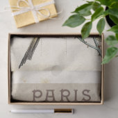 Carte Postale Bird Set 2 von 4 (Paris Rose Bird) Seidenpapier (Geschenk)