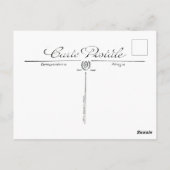 Carte Postale Bird Set 3 von 4 (European Robins) Postkarte (Rückseite)