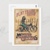 Carte Postale british 1900 Rennen Moto-Flugdeau Postkarte (Vorne/Hinten)