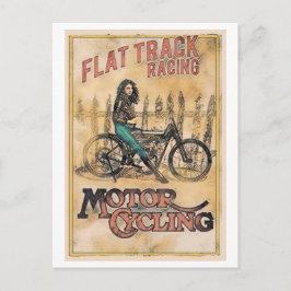 Carte Postale british 1900 Rennen Moto-Flugdeau Postkarte