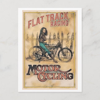 Carte Postale british 1900 Rennen Moto-Flugdeau Postkarte