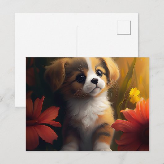 Carte Postale CatDog Postkarte (Vorne/Hinten)