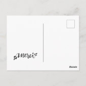 Carte postale de remerciation postkarte (Rückseite)