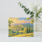 Carte Postale de Voyage à France | Souvenir Unique Postkarte (Stehend Vorderseite)