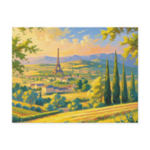 Carte Postale de Voyage à France | Souvenir Unique