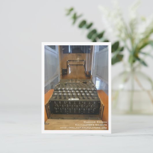 Carte postale Enigma Postkarte (Stehend Vorderseite)