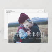 Carte postale Foto Joyeux Noël typic art Deko Postkarte (Vorne/Hinten)