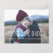 Carte postale Foto Joyeux Noël typic art Deko Postkarte (Vorderseite)
