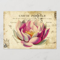 CaRTe PoSTaLe Garten-Party Einladungen