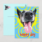 Carte postale Happy Day Postkarte (Vorne/Hinten)