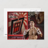 Carte postale Karate Postkarte (Vorne/Hinten)