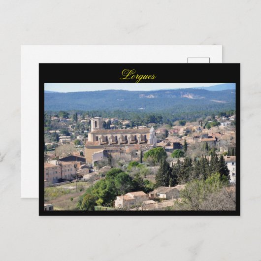 Carte postale Lorgues Postkarte (Vorne/Hinten)