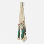 Carte Postale Necktie Krawatte (Rückseite)