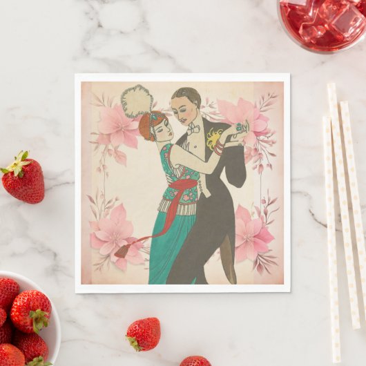 Carte Postale Paper Napkin Serviette (Beispiel)