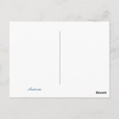 Carte postale Santorini Postkarte (Rückseite)